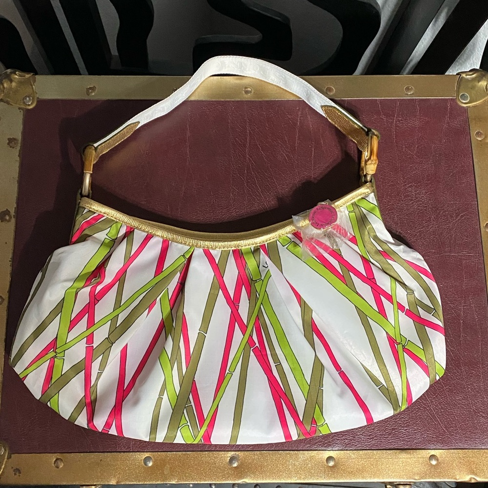 Lesportsac White and Pink Shoulder Bag
